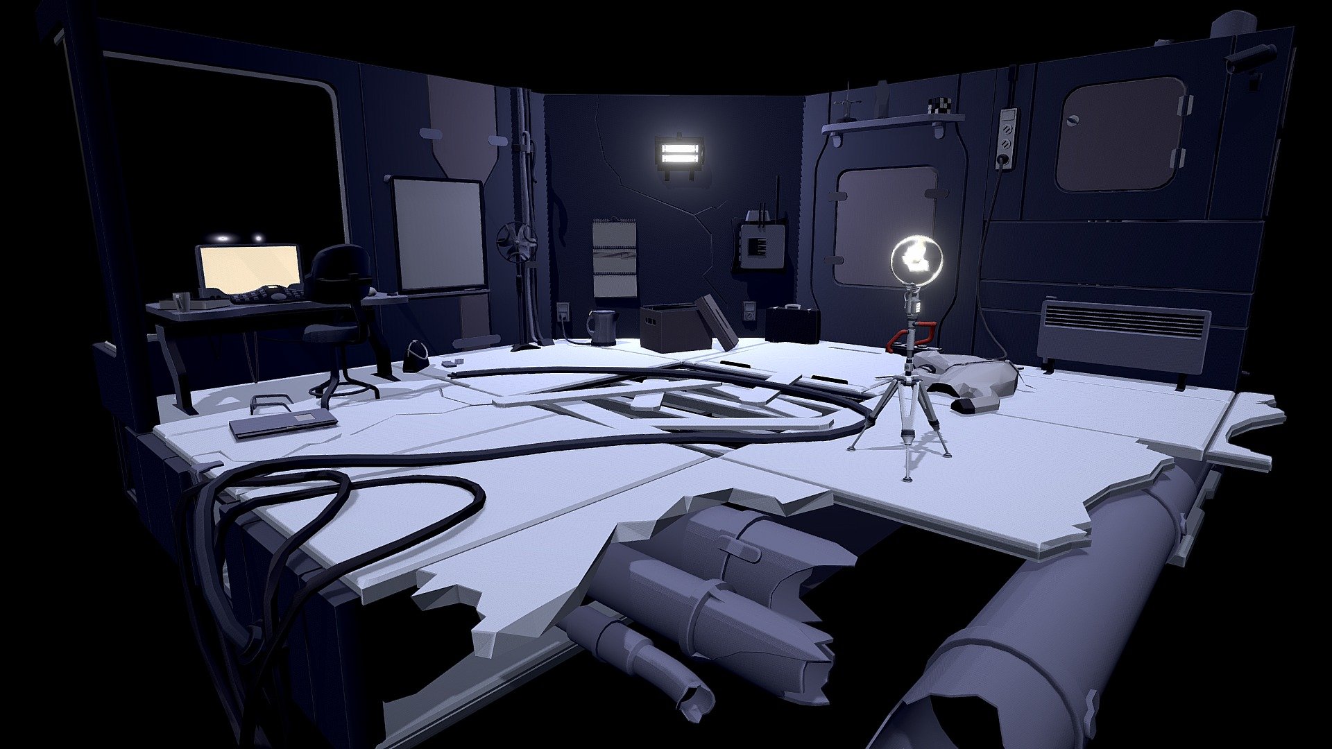 Lightmatter: How rooms are built in the Lab. - 3D model by austeja ...