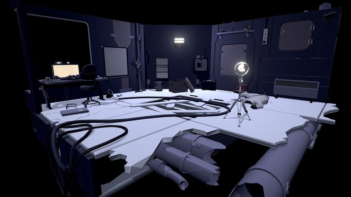 Lightmatter: How rooms are built in the Lab. 3D Model