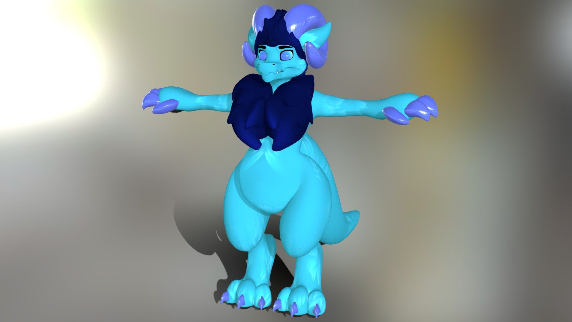 Wickerbeast - VRChat & VTuber Avatar - 3D model by Zab (@lixyco ...