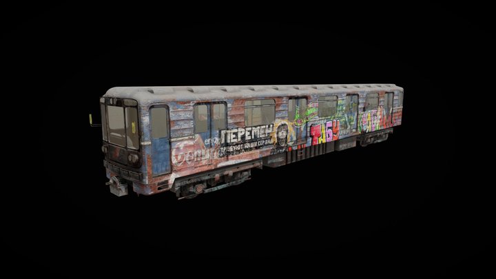 SILENZE SHORT FILM - Old Train 3D Model
