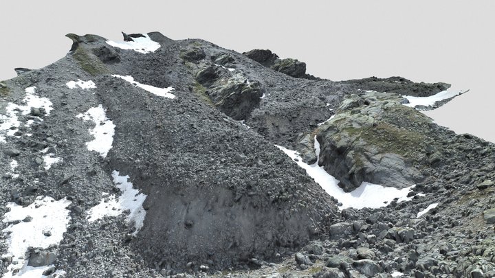 Yettes Condjà Rock Glacier 2018-07-18 3D Model