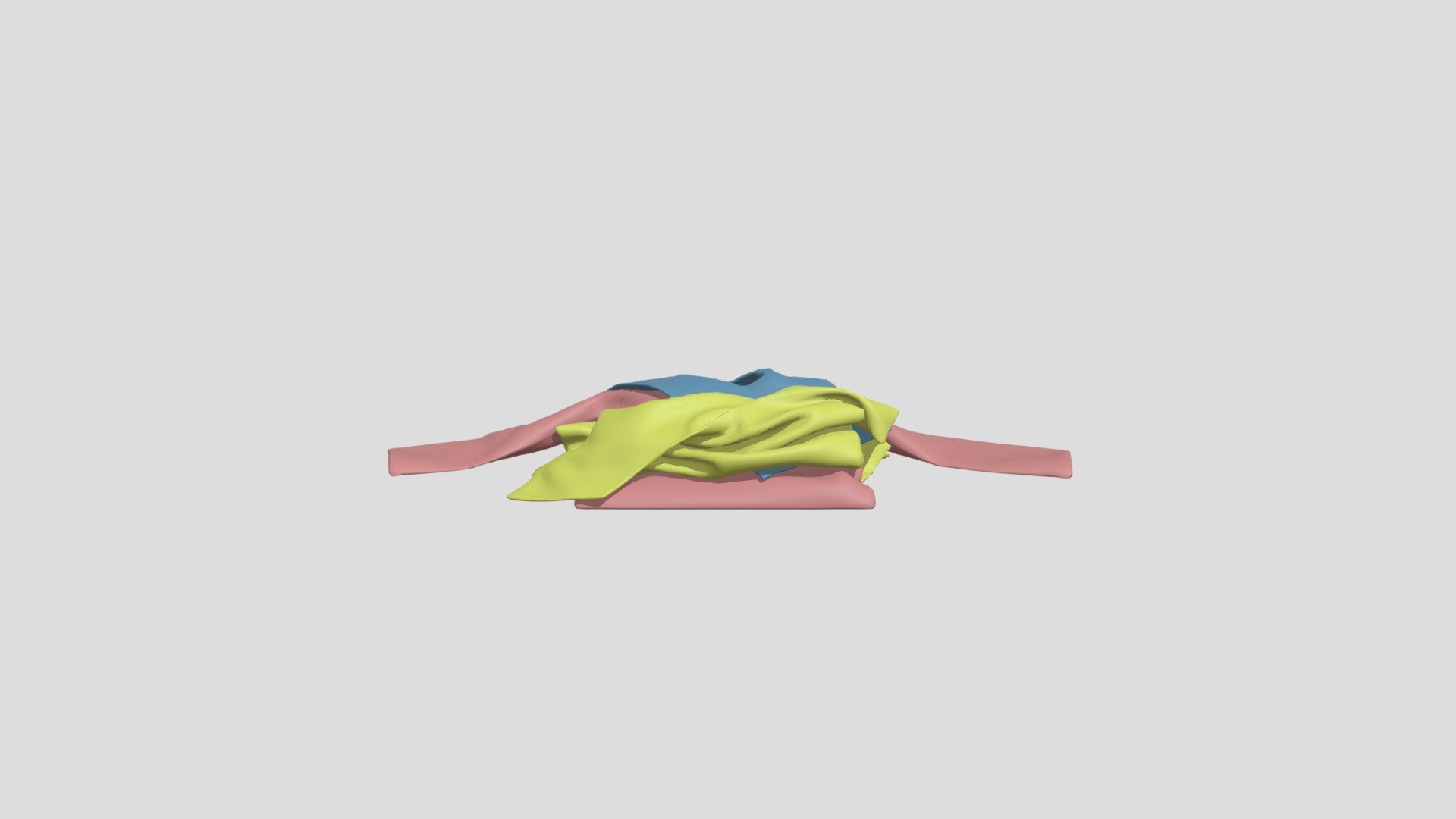 Messy Pile of Clothes - 3D model by hopelikedmyvibe [6283b48] - Sketchfab