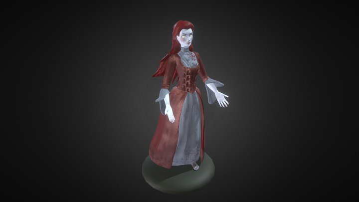 Female Vampire 3D Model