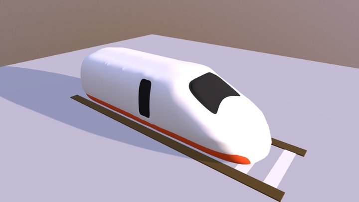 Highspeedrail 3D Model