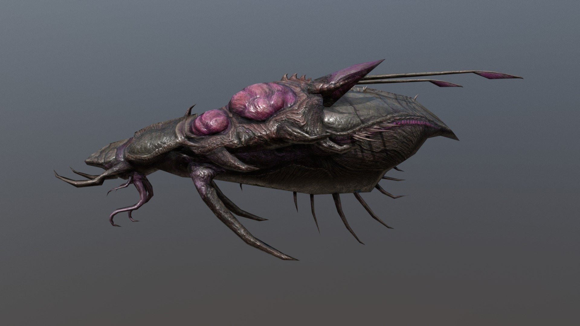 Zerg Leviathan LOD model - 3D model by Robear (@xiaorobear) .