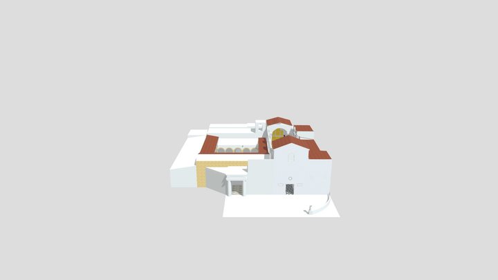 Chiesa Santa Maria di Gesù La Gancia 1866 3D Model
