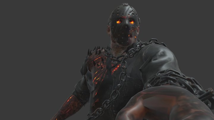 Jason Savini Animated 3D Model