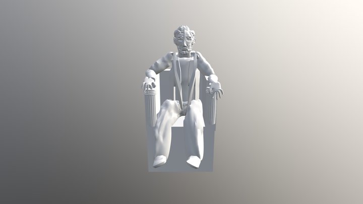 Abraham Lincoln Statue 3D Model