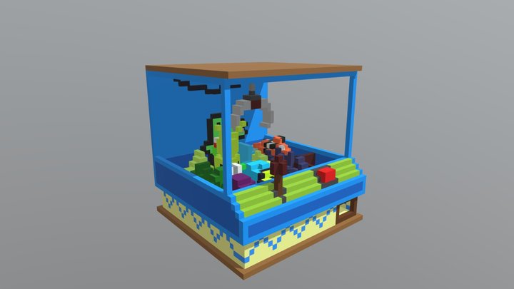 Claw Machine - No Glass 3D Model