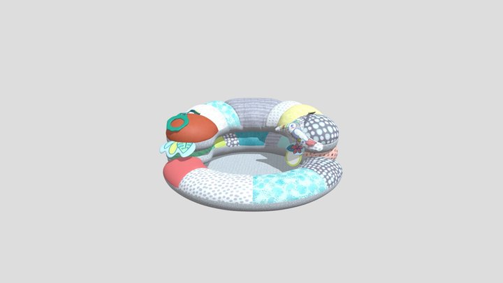 Baby Gym | Seated Cushion | Pillow 3D Model