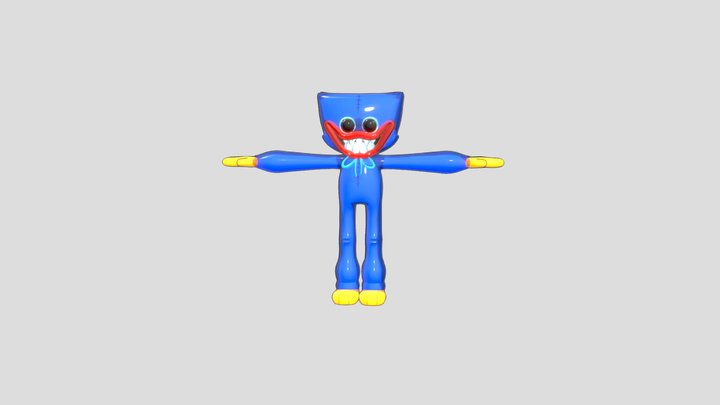 huggy-wuggy-fnf-version 3D Model