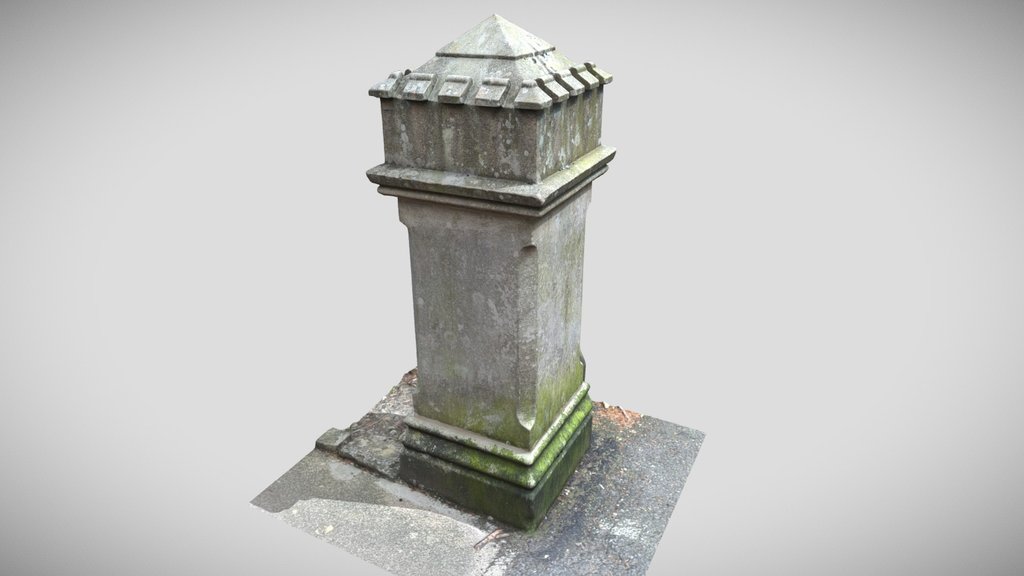 stone fencepost scan