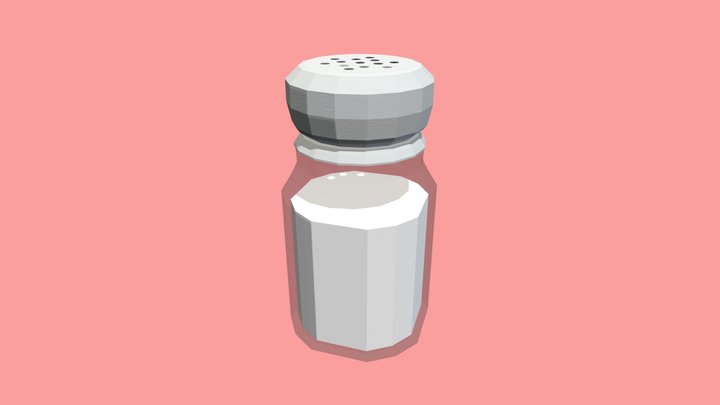 Salt Shaker 3D Model