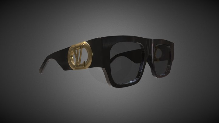 Louis Vuitton SunGlasses 3D Model