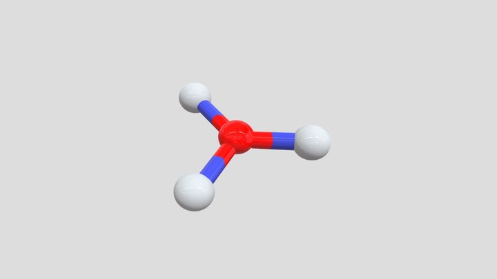 3 Segitiga Datar 3D Model