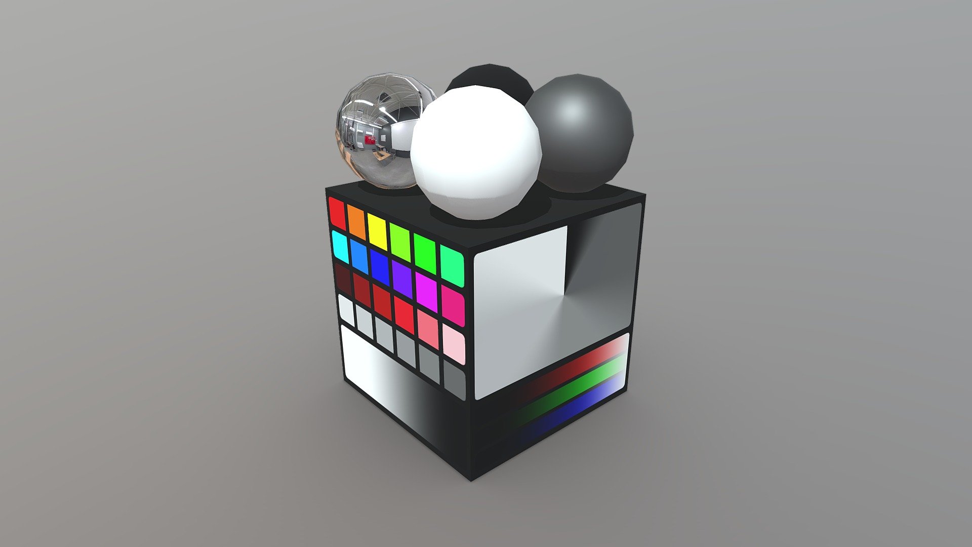 Color Calibration Chart 3D Model Download Free 3D model by Pedro