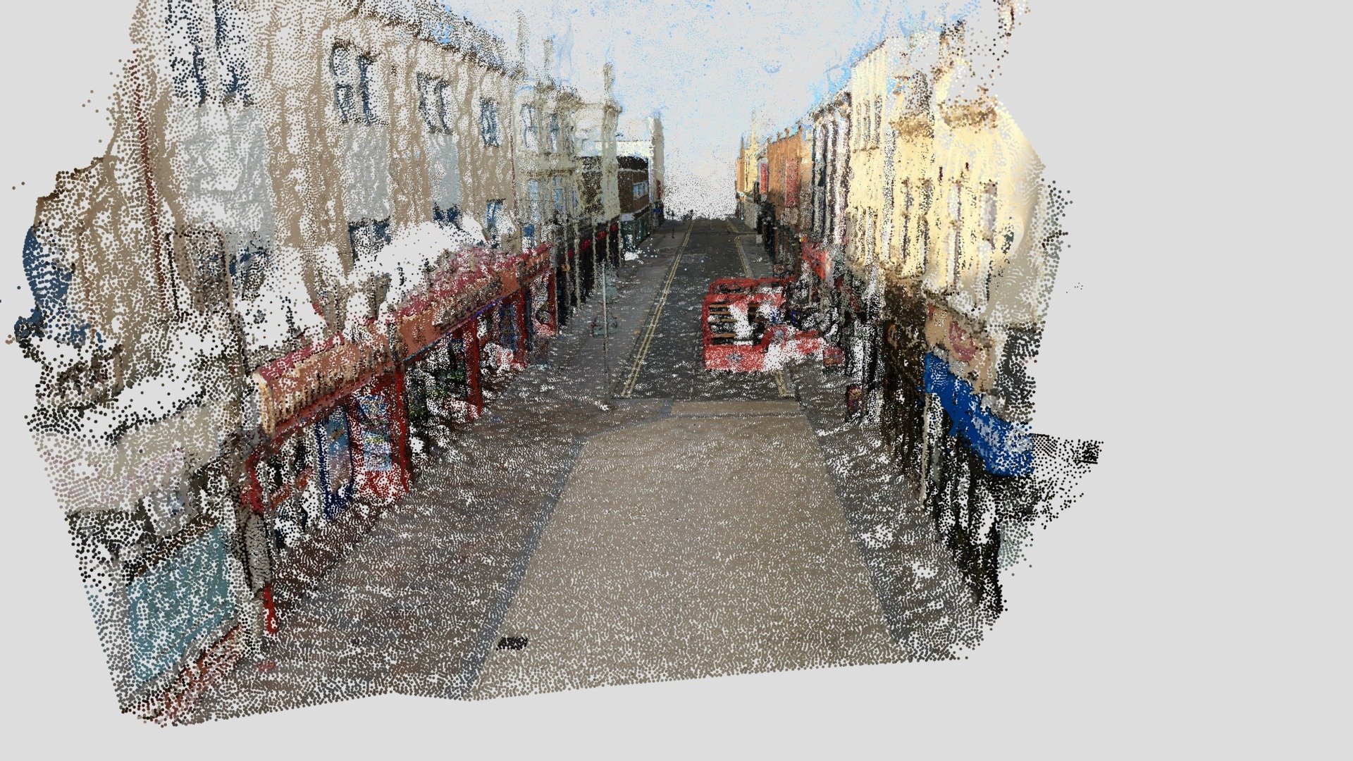 Regent street point cloud