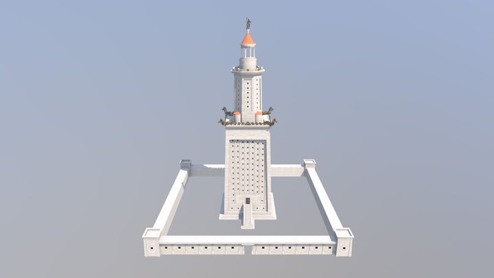 Lighthouse of Alexandria 3D Model