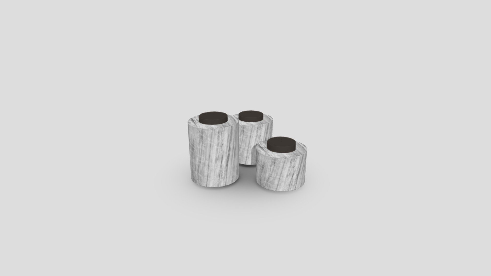 Thassos Pink Marble Candle Holder