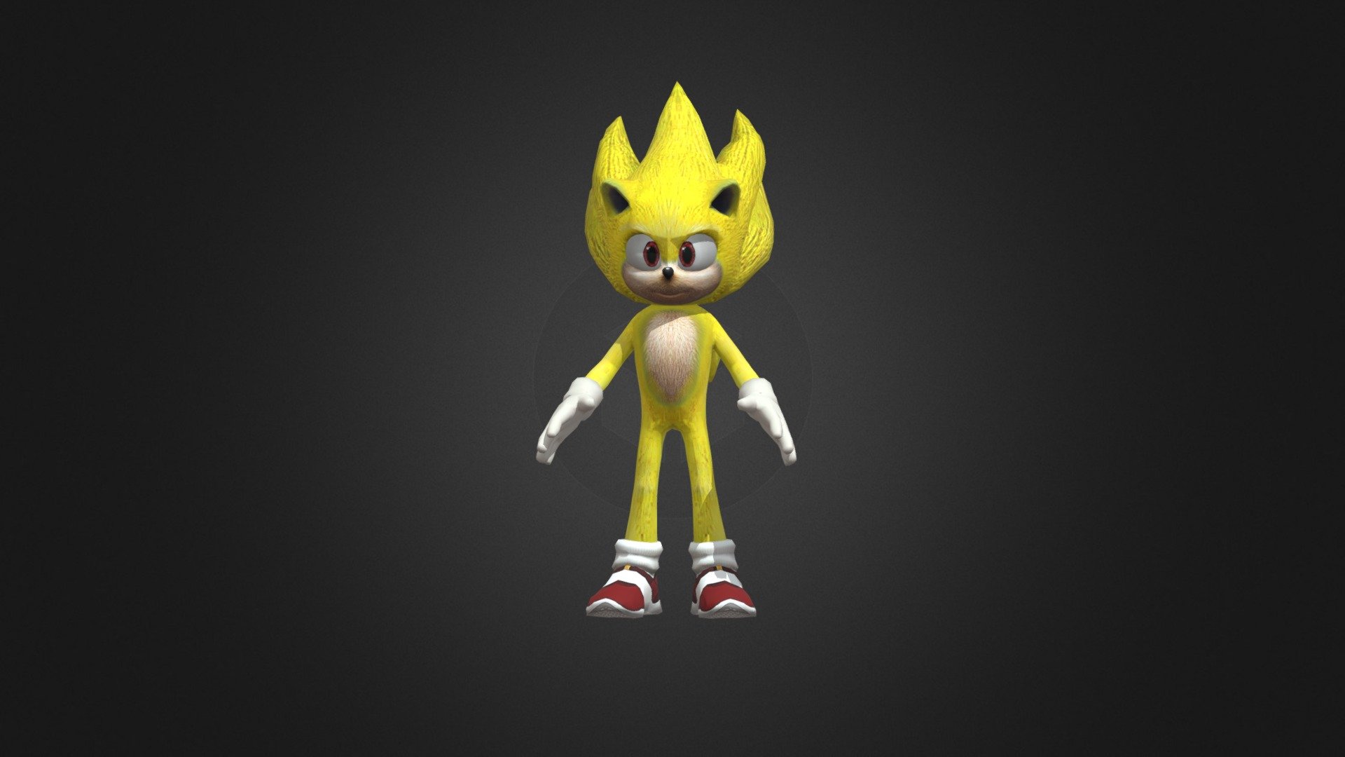 Sonic The Hedgehog 2 | Movie Super Sonic Rigged - Download Free 3D model by  Sonic Plush Universe (@SonicplushuniverseSPU) [62903c3]