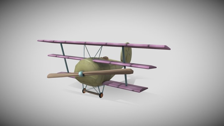 Vermeersch_Naime_GameArtPlane 3D Model