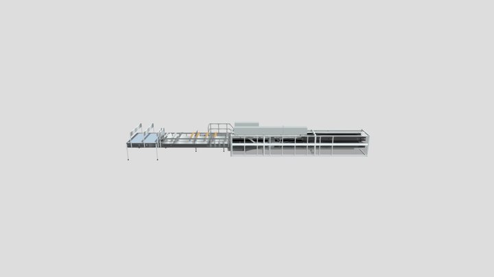 烘培包箱机 3D Model