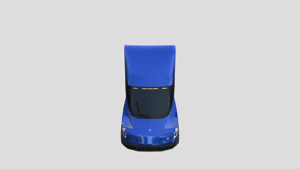 Tesla Semi Lowpoly