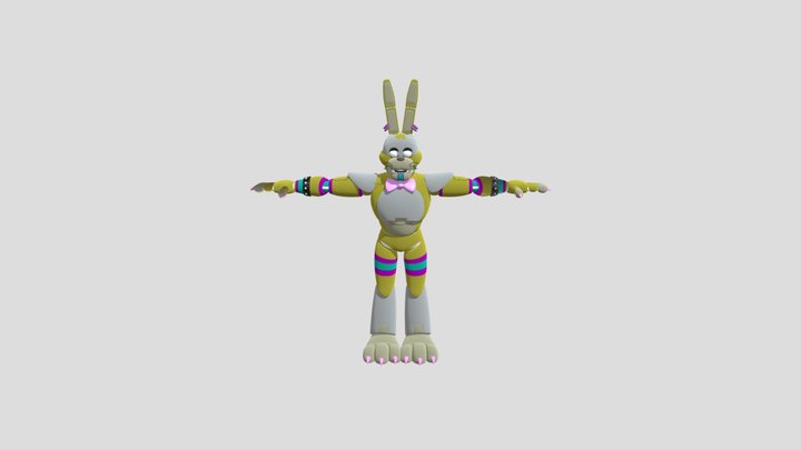 Glamrock SpringBonnie By Marat1EP 3D Model