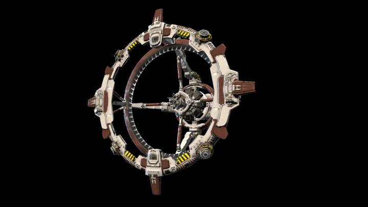 Skill Gate ship 3D Model