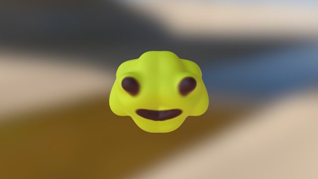 Yellow Face 3D Model