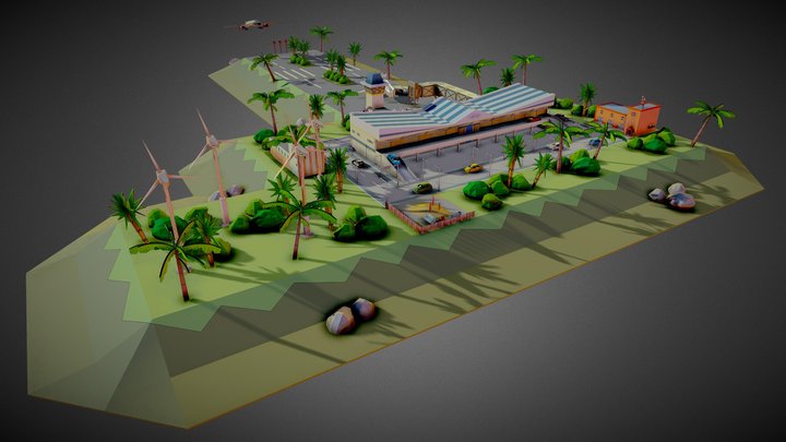 POLY STYLE - City Pack 3D Model