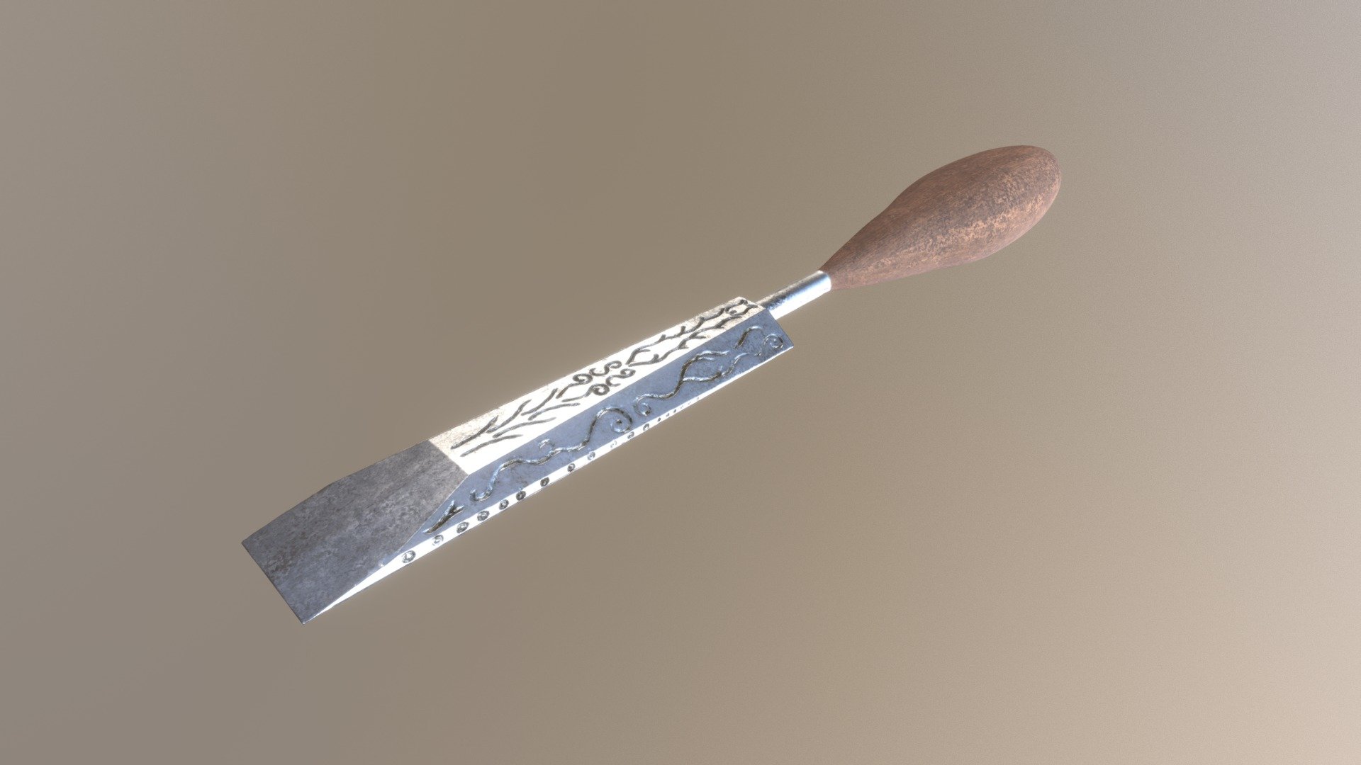 SculptJanuary18 Day 9 - Tool (Gouge)