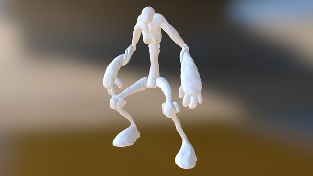 Tall Monster 3D Model