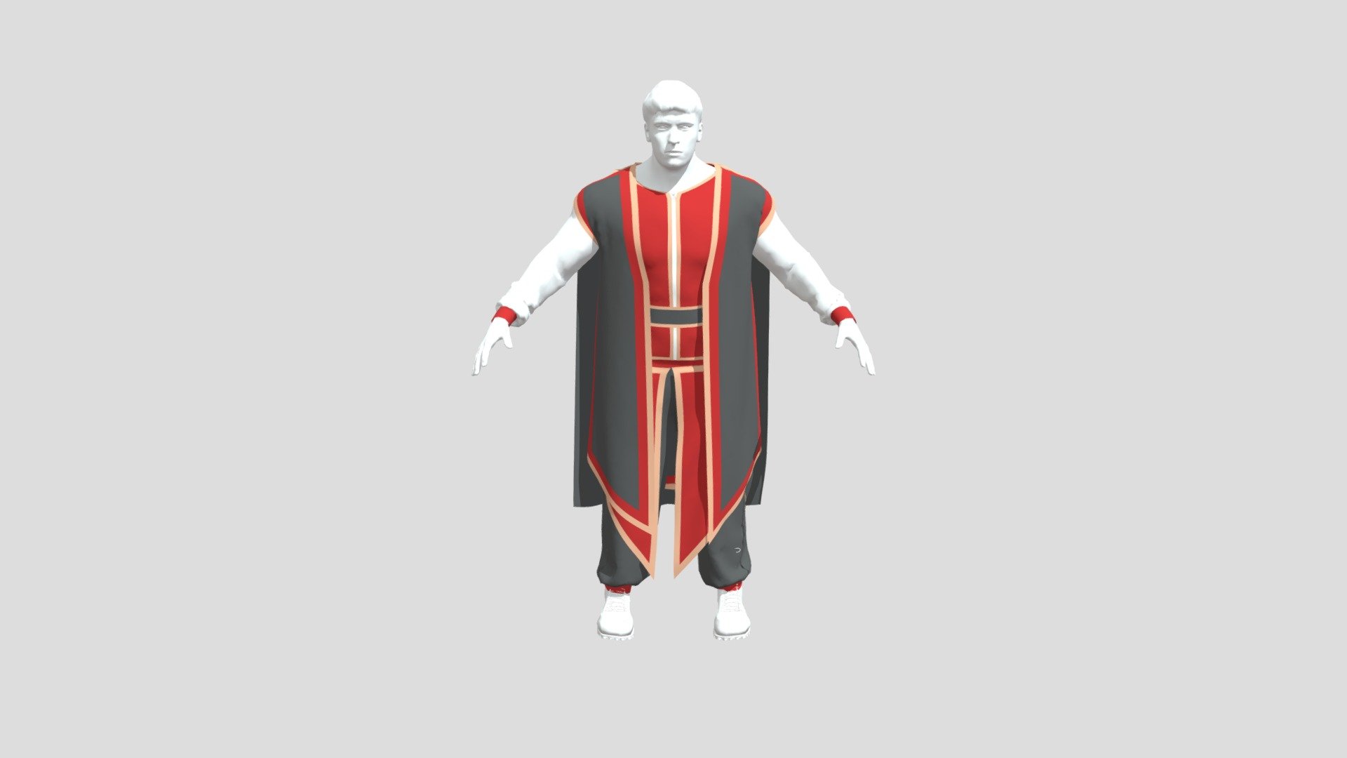 Male Simple Game Character Rig - 3D model by gamebrod [6292852] - Sketchfab