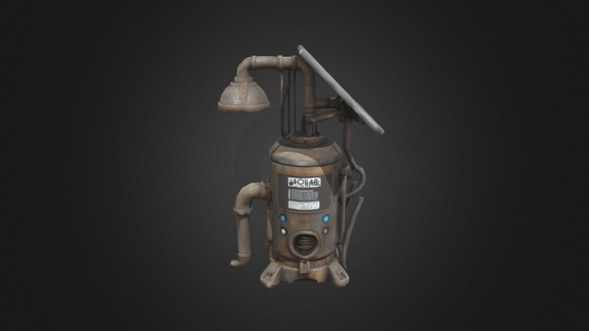 Solar Water Pump - Download Free 3D model by pattyflyingbear [6293eba ...