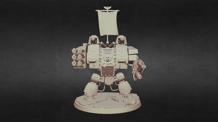 Sci-Fi Mech – College Project (Fan Art) 3D Model