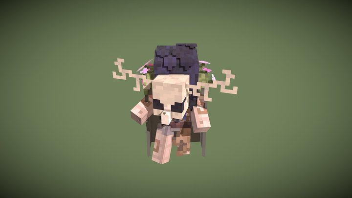 a Druid from the Cherry Grove 3D Model