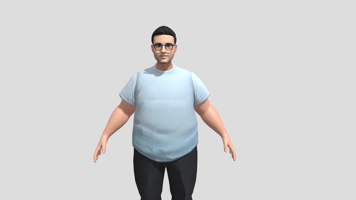 679aa4eede49e30fd27b478d fat man 3D Model