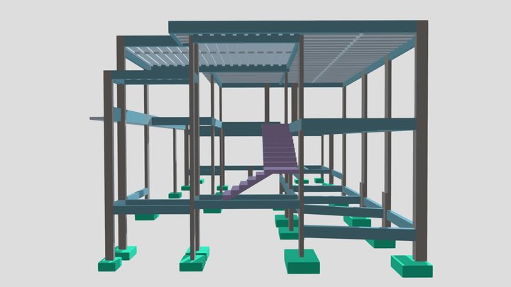 ESTRUTURAL-ÁLVARO-VISTA-3D 3D Model