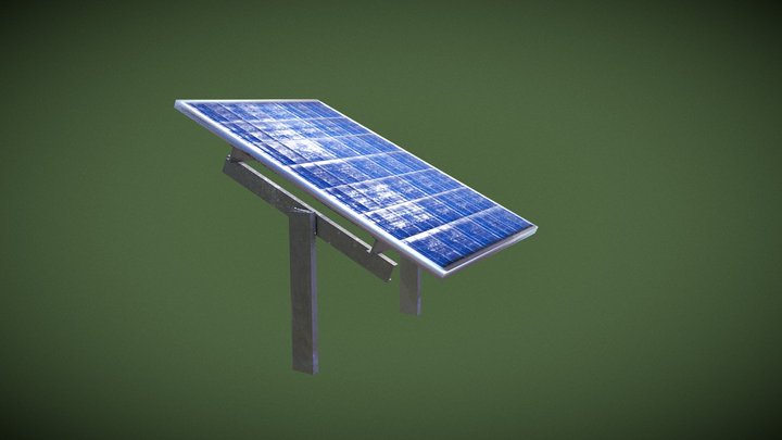 Solar panel 3D Model