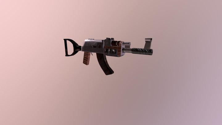 AK Rust model 3D Model