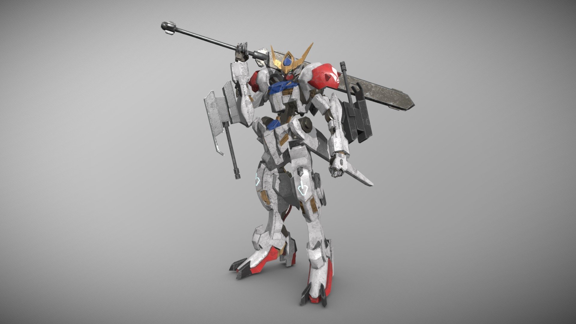 ASW-G-08 Gundam Barbatos Lupus - 3D model by Mr.Kimono (@Mr.Kimono)  [629b2e1]