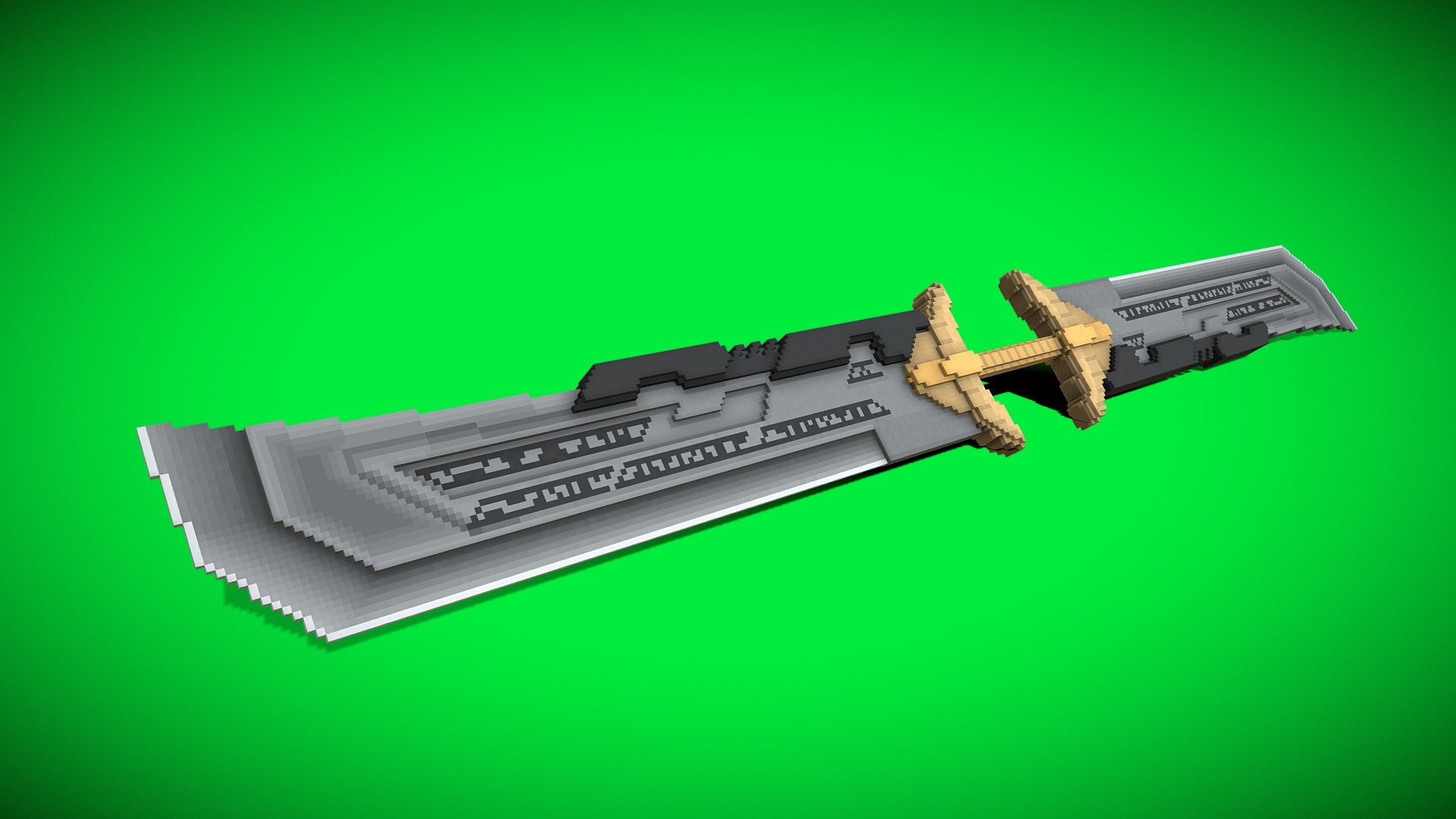 Thanos S Double Edged Sword Voxel Art 3d Model By Duytng Tlinhh 41 629b6a7