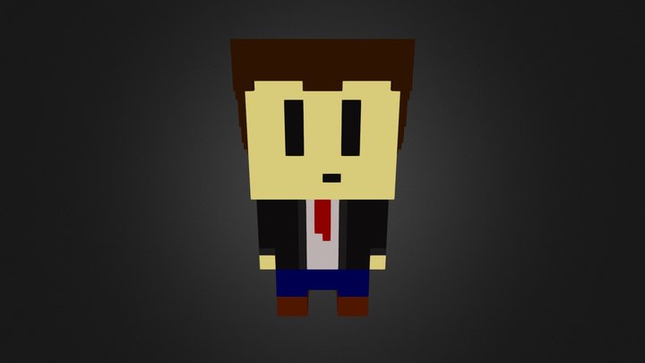 Pixel RhynoMatt01 3D Model