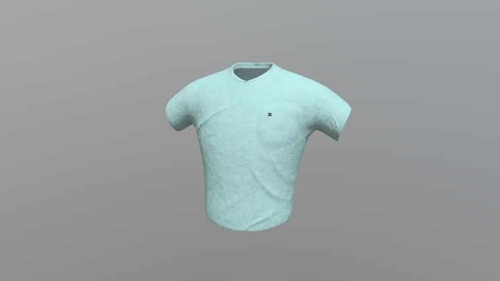 Game Res Shirt for Male Character 3D Model