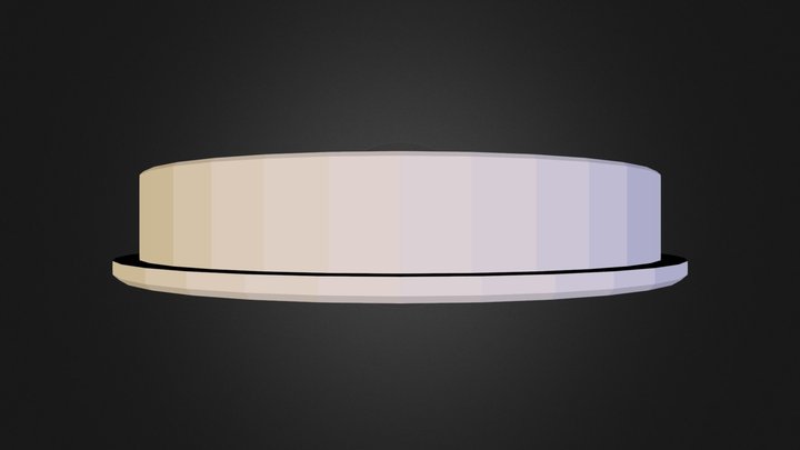 TopHat-tempo31-square-relief-asy-4hole.stl 3D Model