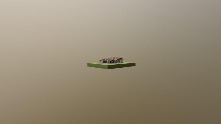 Баня в Кольцово вариант 2 3D Model