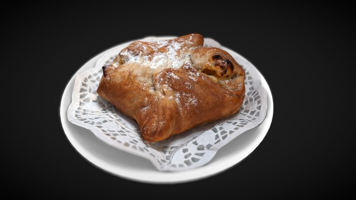 Cheese Pastry 3D Model