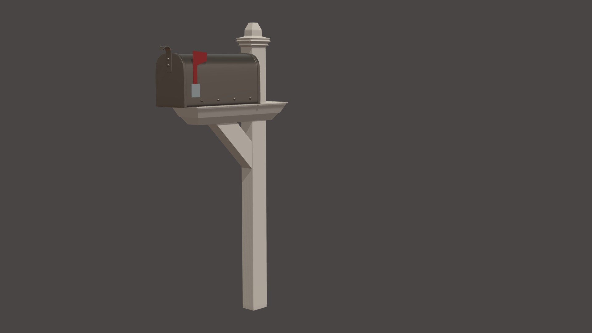 mailbox - 3D model by alena (@alenarrr) [62a0f09] - Sketchfab