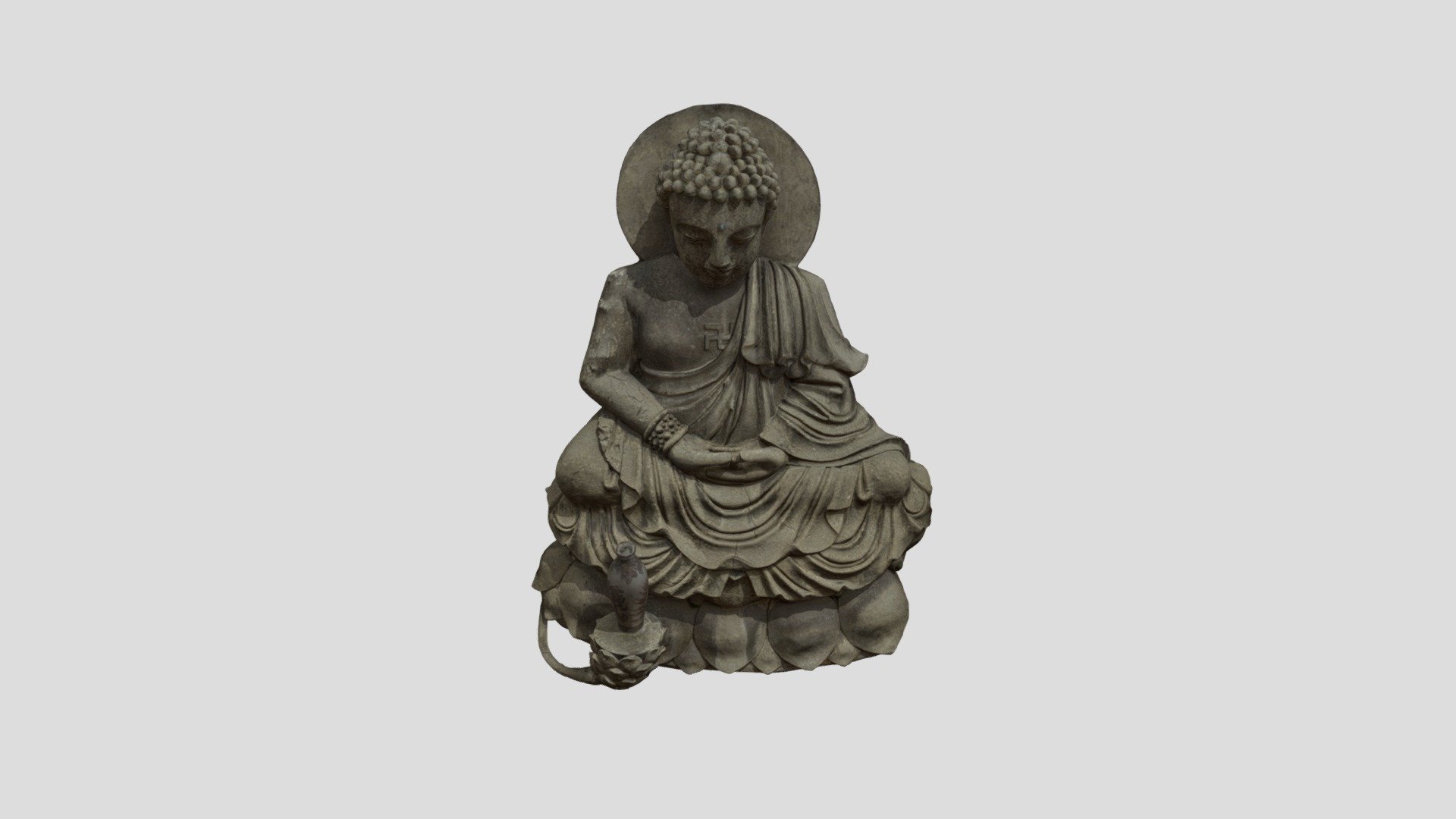 Buddha statue Buy Royalty Free 3D model by Now studio (interessante